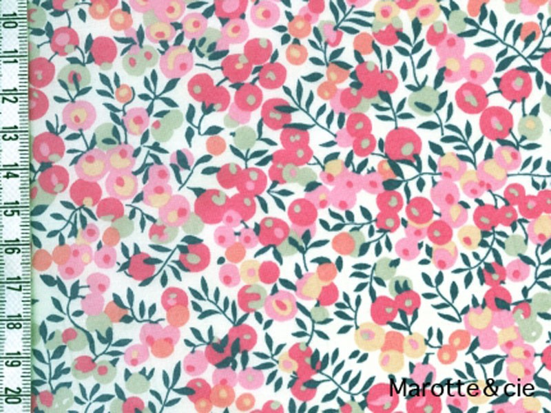 Coupon Liberty Wiltshire pois de senteur 65 x 45 cm dans Tissus Liberty par Marotte et Cie