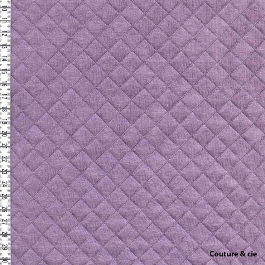 Jersey Matelassé France Duval Stalla figue, x10cm dans FRANCE DUVAL STALLA par Couture et Cie