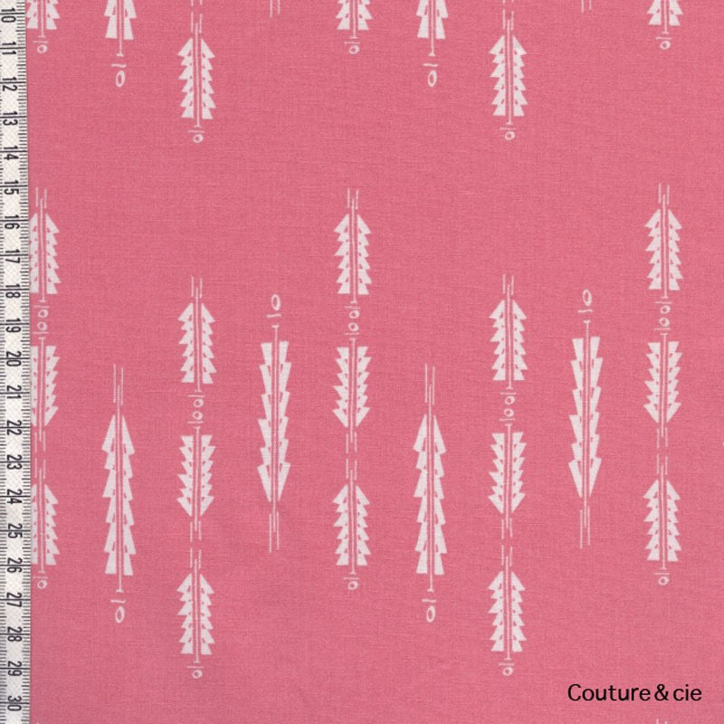 Tissu AGF Aura Fletchings rose collection Nightfall dans ART GALLERY FABRICS par Couture et Cie