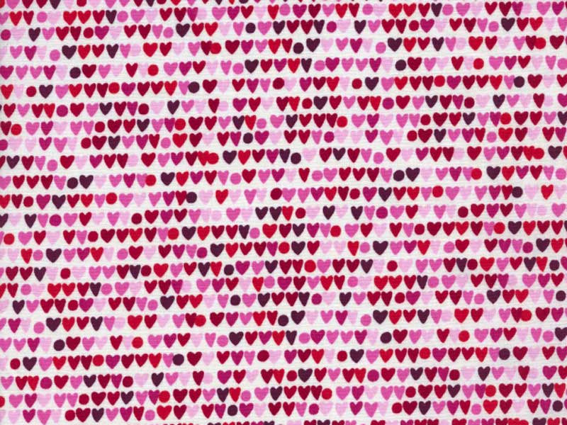 Tissu Alexander Henry Heart to heart rose x10cm dans Alexander Henry Fabrics par Couture et Cie