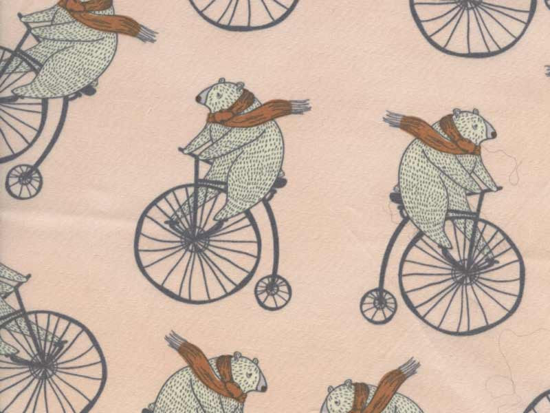 Tissu Art Gallery Little Clementine Mr Penny Bubblegum x10cm dans ART GALLERY FABRICS par Couture et Cie