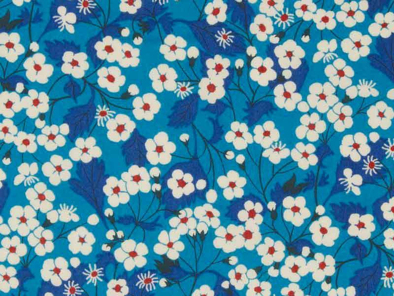 Tissu Liberty Mitsi bleu outremer x10cm dans Tissus LIBERTY OF LONDON par Couture et Cie