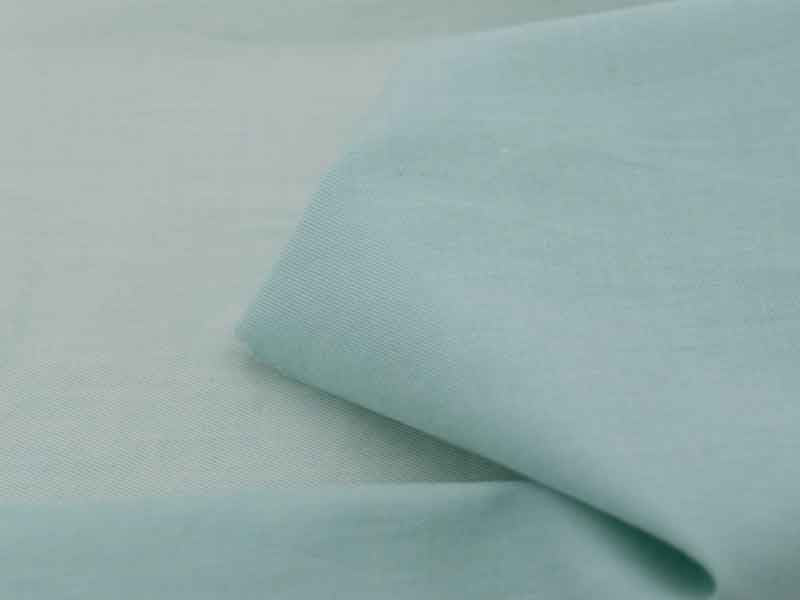 Tissu Chambray en coton bio Diabolo menthe x10cm dans TISSUS BIOLOGIQUES par Couture et Cie