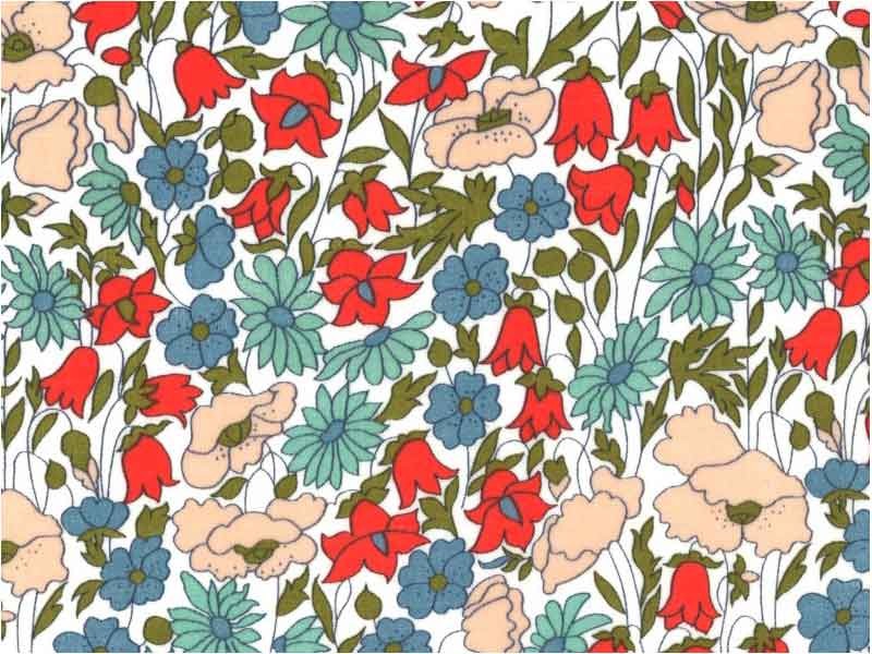 Tissu Liberty Poppy and Daisy A, x10cm dans Tissus par Couture et Cie