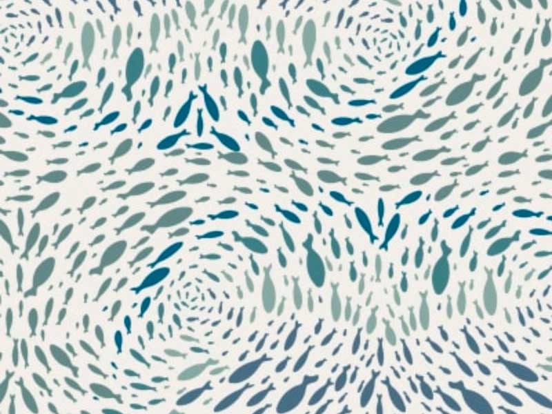 Tissu Art Gallery Fabrics Enchanted Voyage, poisson, x10cm dans ART GALLERY FABRICS par Couture et Cie