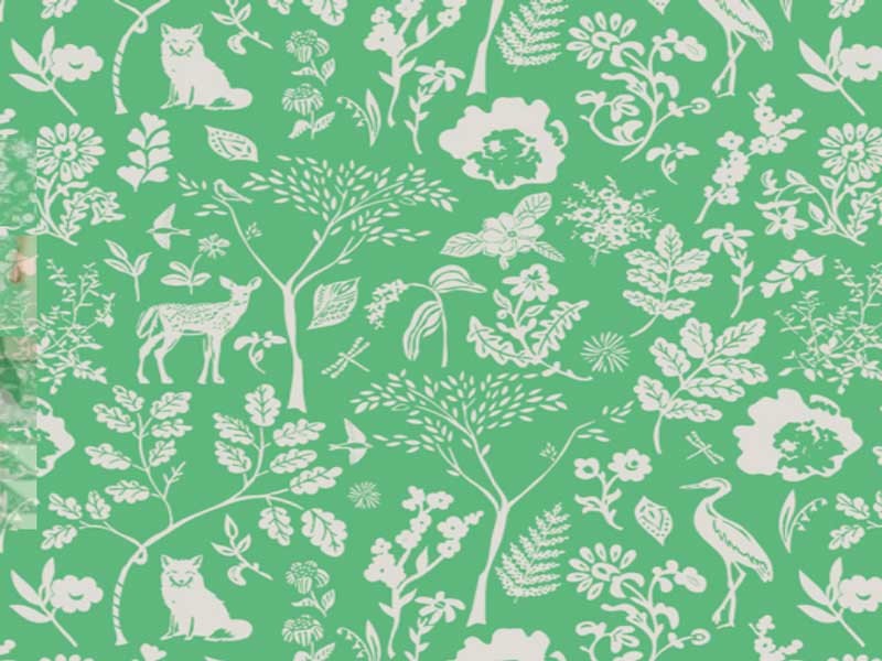 Tissu Art Gallery Fabrics Signature vert, x10cm dans ART GALLERY FABRICS par Couture et Cie