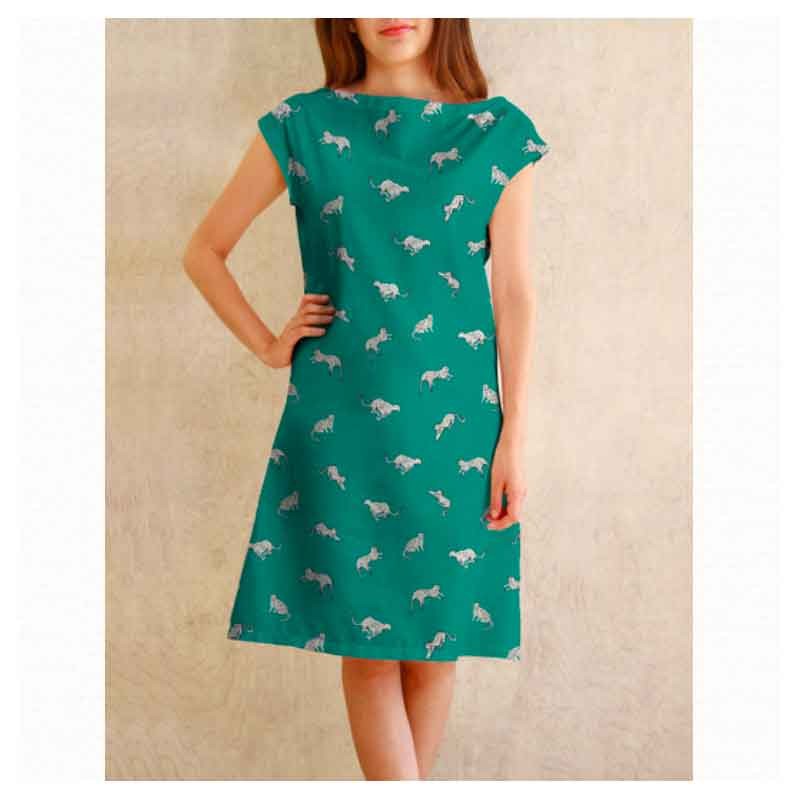 Jersey Art Gallery FAbrics Boscage panthere, X10cm dans ART GALLERY FABRICS par Couture et Cie