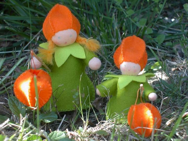 Kit FAMILLE PHYSALIS dans Sujets décoratifs Waldorf par Marotte et Cie