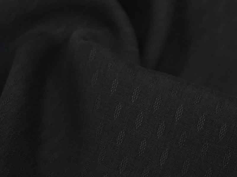 Tencel Light Diamond Jacquard Meet milk noir, x10cm dans Meet Milk par Couture et Cie