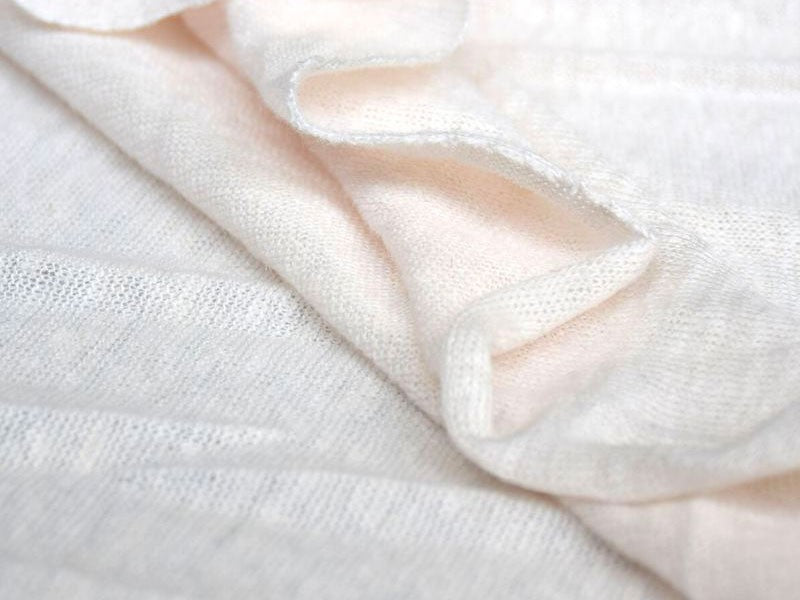 Tissu jersey lin creamy white Mind the Maker, x10cm dans Mind The Maker par Couture et Cie