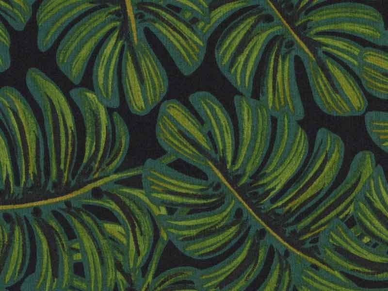 Tissu Rifle Paper Menagerie Monstera, x10cm dans Rifle Paper Co par Couture et Cie
