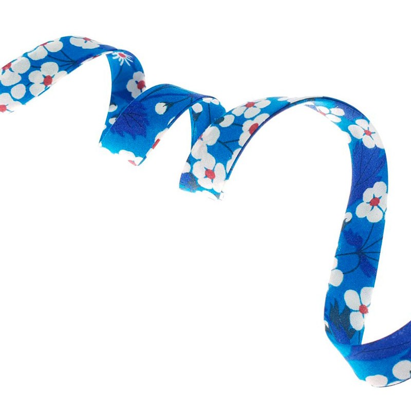 Biais Liberty Mitsi bleu outremer, x10cm dans Accueil par Couture et Cie