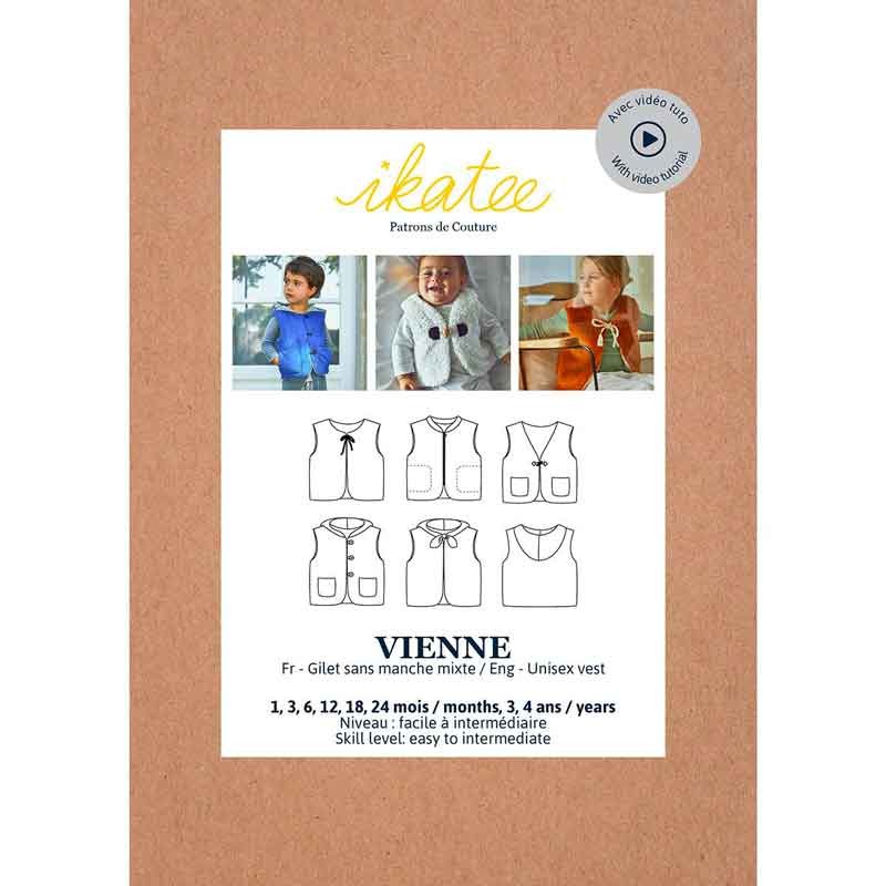 Patron couture Ikatee Vienne gilet berger bébé dans Accueil par Couture et Cie