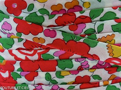 Biais Liberty Betsy grenadine, x10cm dans BIAIS par Couture et Cie