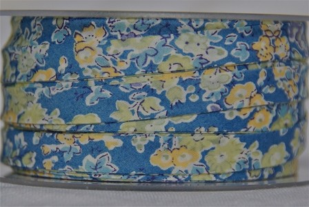 Biais Tatum bleuet dans Biais Liberty par Couture et Cie