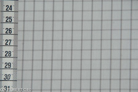 Petits carreaux blancs dans FRANCE DUVAL STALLA par Couture et Cie