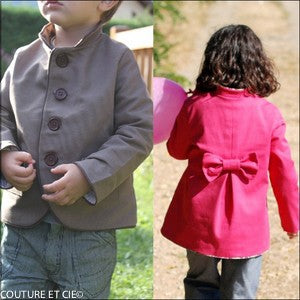 Patron veste Black Pearl dans Papillon et Mandarine par Couture et Cie