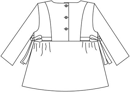 Patron blouse Colombine dans Papillon et Mandarine par Couture et Cie