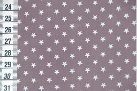 Batiste figue étoiles blanches, x10cm dans FRANCE DUVAL STALLA par Couture et Cie