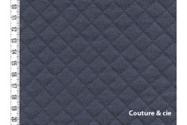 Jersey Matelassé France Duval Stalla gris, x10cm dans FRANCE DUVAL STALLA par Couture et Cie