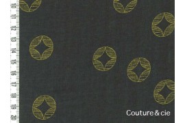Tissu Ellen Baker Monochrome dans Kokka par Couture et Cie