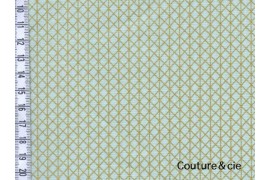 Cotton and Steel Basics Netorious vert et or, x10cm dans COTTON + STEEL par Couture et Cie