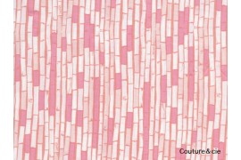Tissu Art Gallery Fabrics pandalicious Bambou rose dans ART GALLERY FABRICS par Couture et Cie