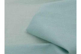 Tissu Chambray en coton bio Diabolo menthe x10cm dans TISSUS BIOLOGIQUES par Couture et Cie