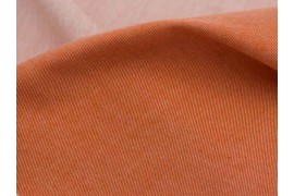 Tissu Chambray coton biologique roux, coupon 43x155cm dans TISSUS BIOLOGIQUES par Couture et Cie