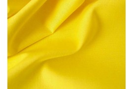 Popeline coton jaune d'or, x10cm dans Accueil par Couture et Cie