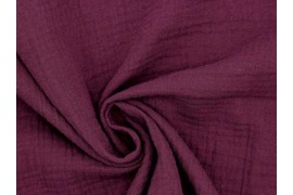 Double gaze coton purple, x10cm dans Double gaze par Couture et Cie