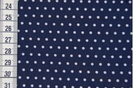 Tissu Petit Pois bleu marin, x10cm dans Tissus Pois par Couture et Cie