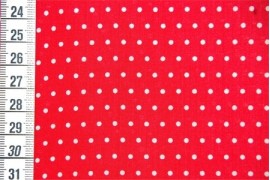 Tissu Petit Pois rouge dans Tissus par Couture et Cie