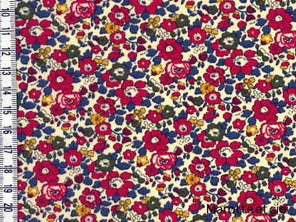 Coupon Liberty Betsy ann rouge 65*45cm dans Tissus Liberty par Marotte et Cie