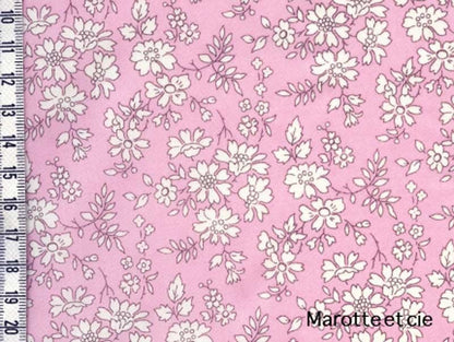 COUPON tissu LIBERTY Capel rose nude 65 x 45 cm dans Tissus Liberty par Marotte et Cie