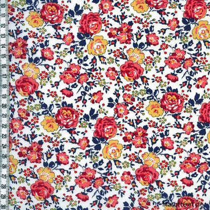 Coupon Liberty Felicité abricot 65*45cm dans Tissus Liberty par Marotte et Cie