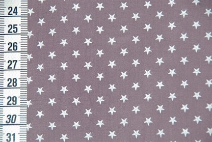 Batiste figue étoiles blanches, x10cm dans FRANCE DUVAL STALLA par Couture et Cie