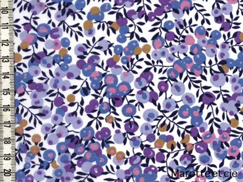 Coupon Liberty Wiltshire lilas 65*45cm dans Tissus Liberty par Marotte et Cie