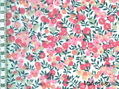Coupon Liberty Wiltshire pois de senteur 65 x 45 cm dans Tissus Liberty par Marotte et Cie