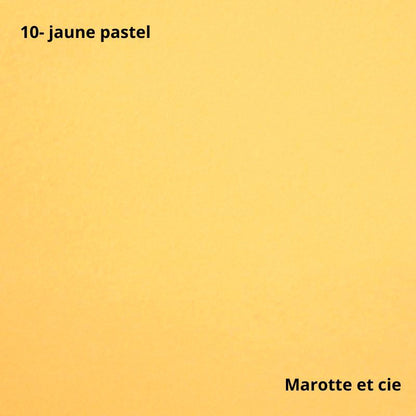 Feutrine pure laine jaune 20x30cm, épaisseur 1mm dans Catégories par Marotte et Cie