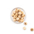 Lot de 10 perles bois naturel, diamètre 15 mm dans Catégories par Marotte et Cie