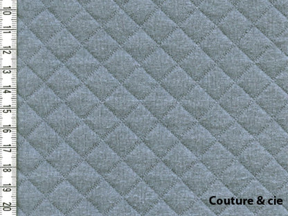 Jersey matelassé France Duval Stalla orageux, x10 cm dans FRANCE DUVAL STALLA par Couture et Cie