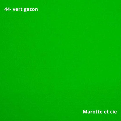 Feutrine pure laine verte, coupon 20x30cm, épaisseur 1mm