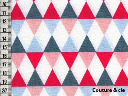 Tissu Comedia corail coupon 110x150cm dans LINNAMORATA par Couture et Cie