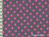 Tissu \\"Neo Dot\\" gris à pois rose fluo dans MICHAEL MILLER par Couture et Cie