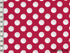 Tissu Ta Dot rouge pois blancs dans MICHAEL MILLER par Couture et Cie