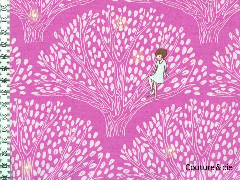 Tissu Tree lights rose dans MICHAEL MILLER par Couture et Cie