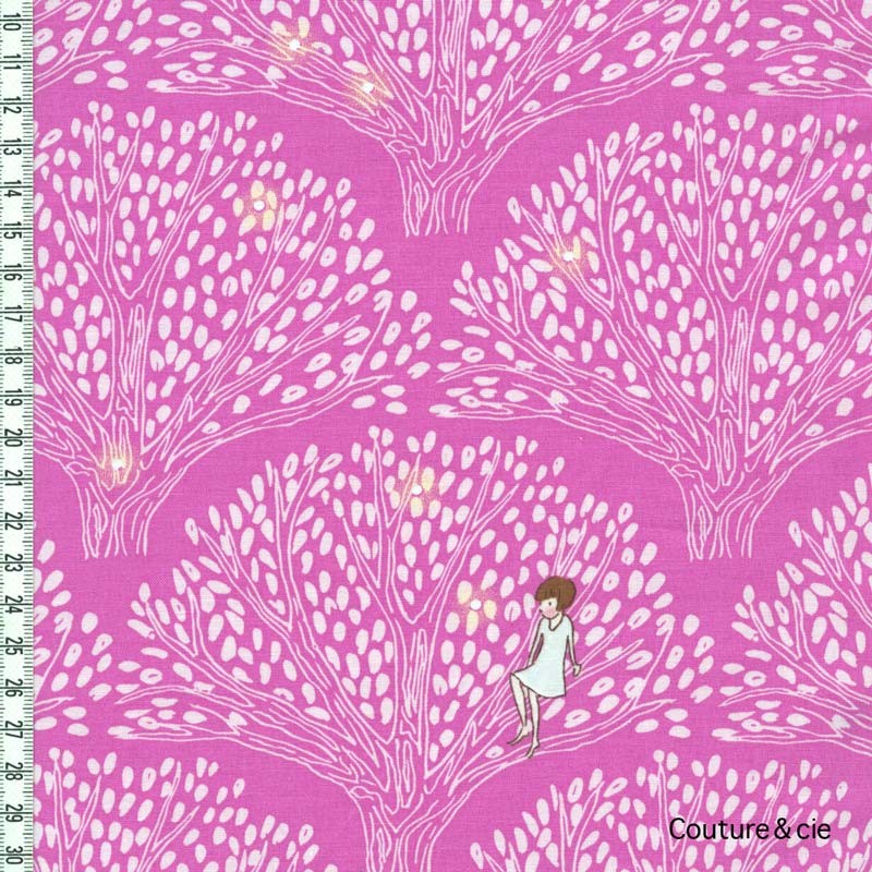 Tissu Tree lights rose dans MICHAEL MILLER par Couture et Cie