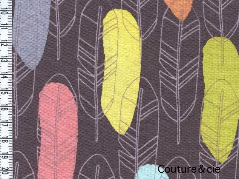 Tissu Quill marron, x10cm dans MICHAEL MILLER par Couture et Cie