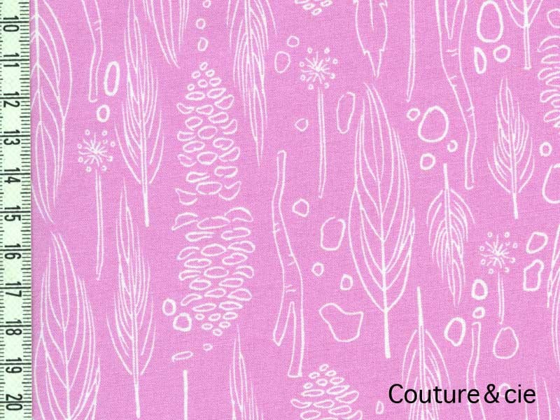 Tissu Nature Walk rose dans MICHAEL MILLER par Couture et Cie